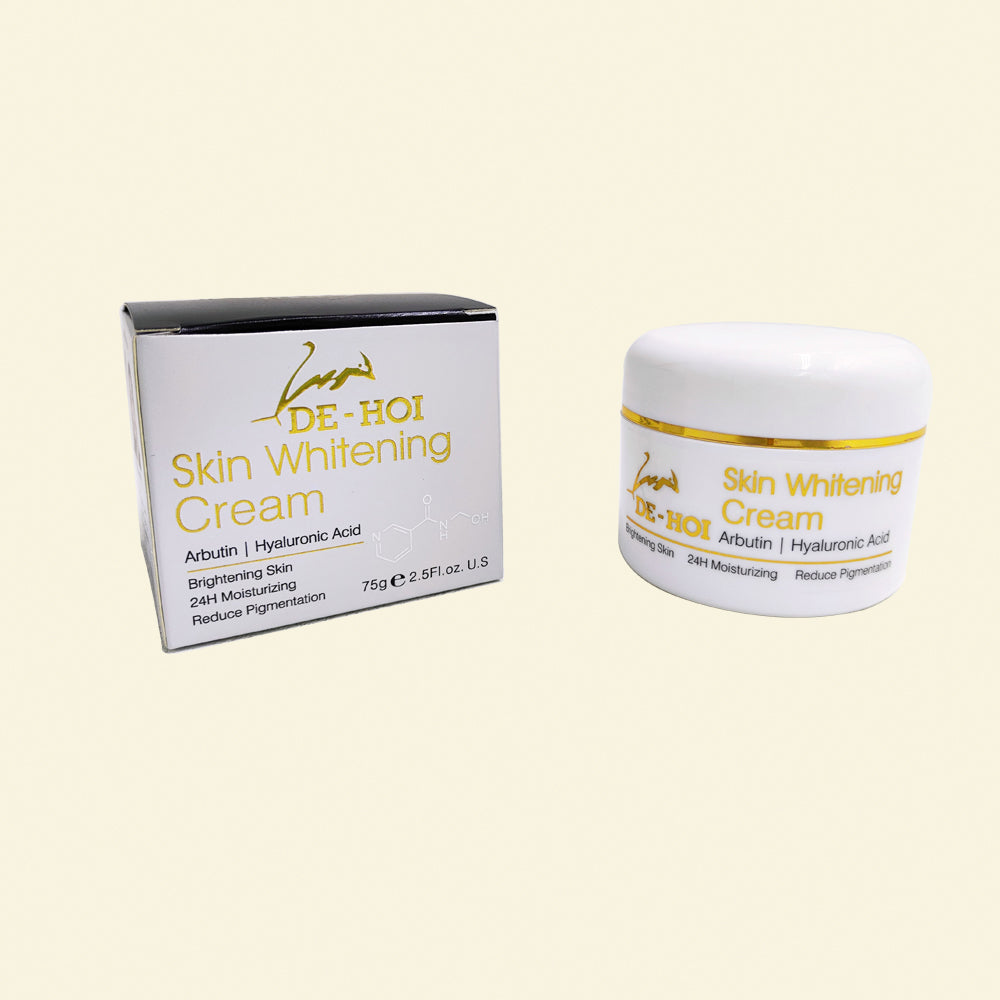 DE HOI Skin Whitening Cream – Brightening & Moisturizing Face and Body Cream for Dark Skin - 75 gram