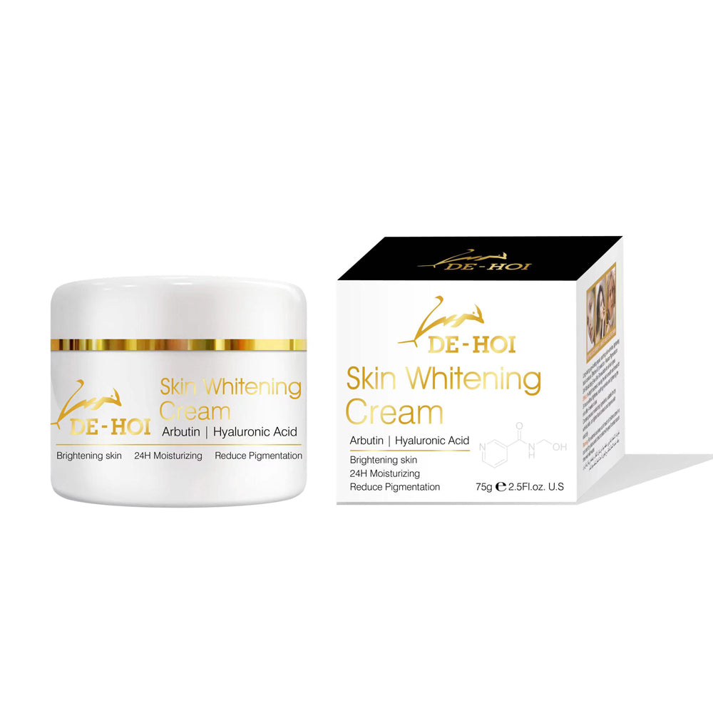 DE HOI Skin Whitening Cream – Brightening & Moisturizing Face and Body Cream for Dark Skin - 75 gram